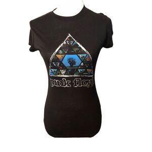 Pink Floyd black band tee